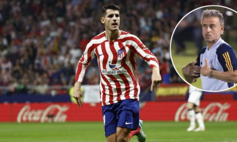 "¿Luis Enrique al Atlético? Álvaro Morata da su opinión