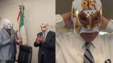 ¡En esta esquina 'Monri, El Indomable'! Monreal se 'estrena' como luchador para evento en Arena México | Video