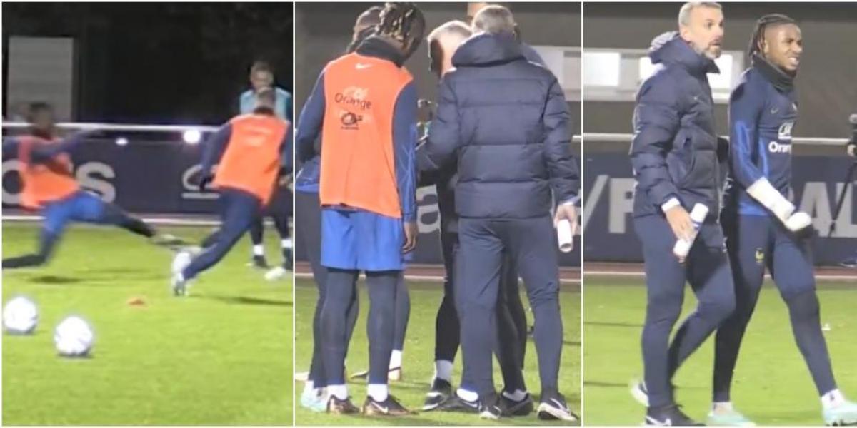 ¡Nkunku, adiós al Mundial tras chocar con Camavinga!