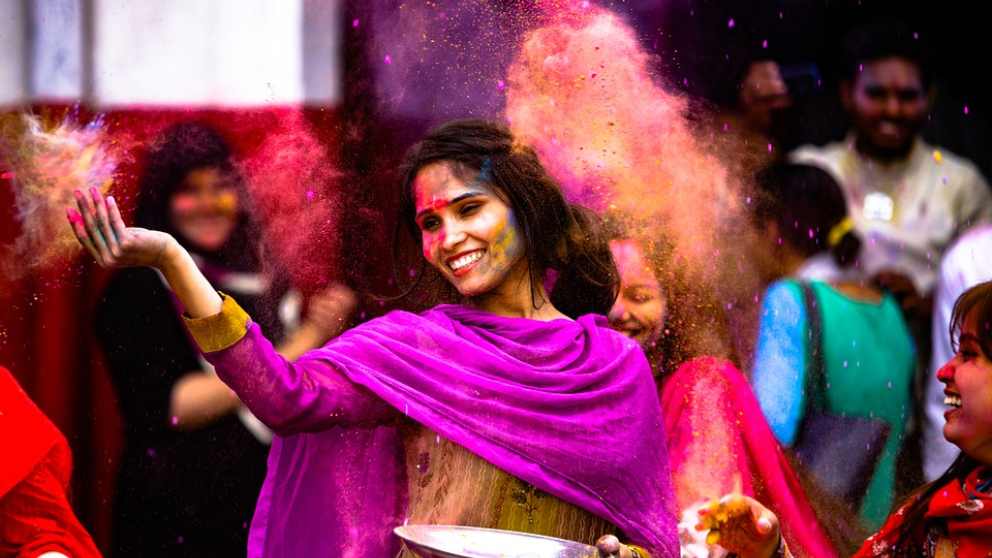 ¿Qué es la fiesta de Holi en la India?