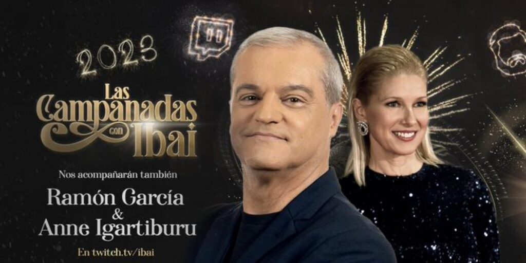 ¡Sorpresón! Anne Igartiburu dará las Campanadas con Ramón García e Ibai Llanos en Twitch