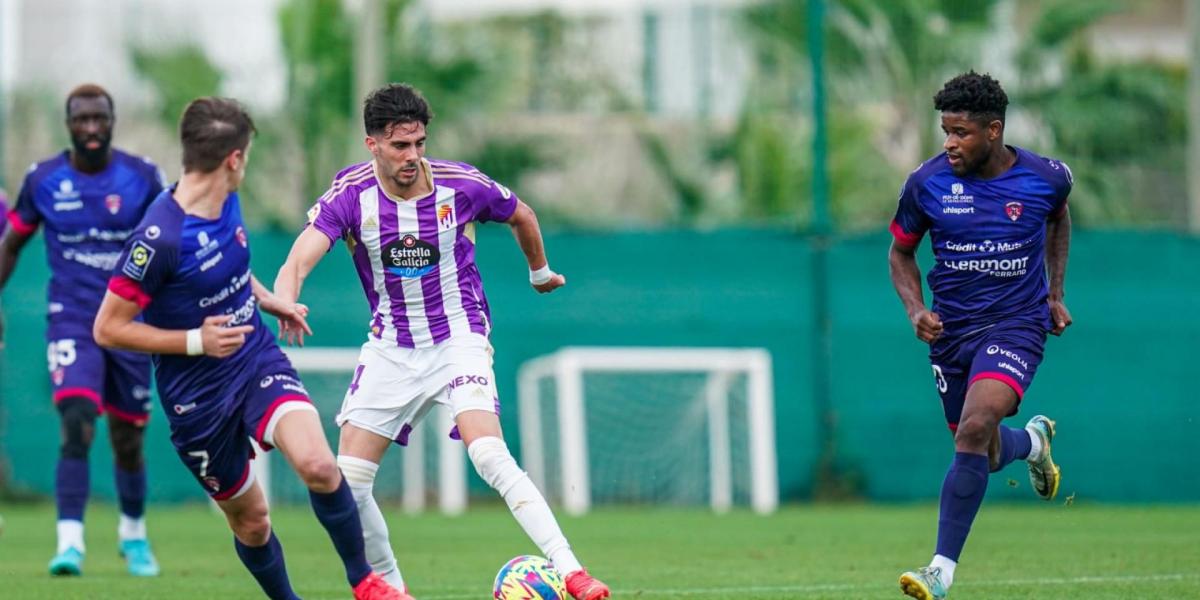 0-0: El Real Valladolid domina al Clermont aunque no logra marcar