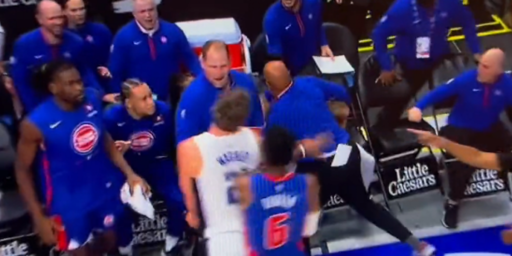 'Masacre' tras la pelea del Pistons - Magic: ¡11 sancionados!