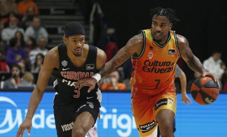 104-69: El Valencia Basket maneja la presión ante un flojo Bàsquet Girona