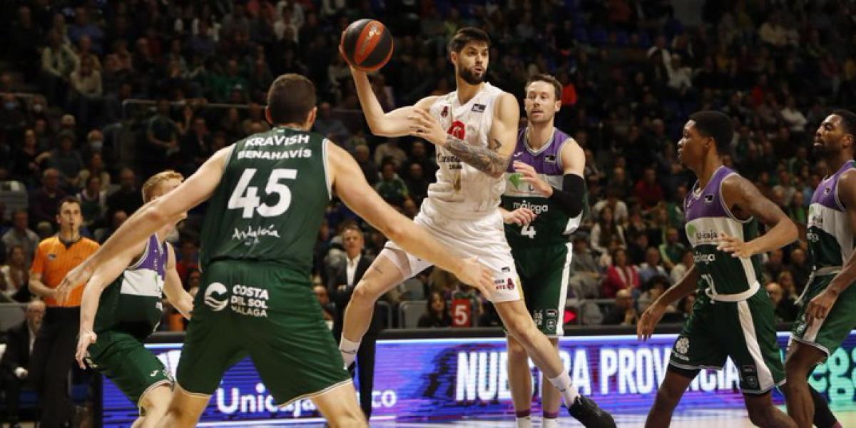 104-78: El Unicaja anula al Casademont Zaragoza y sigue imparable