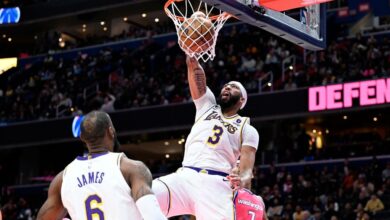 Lakers vencen a Wizards con ayuda de Anthony Davis