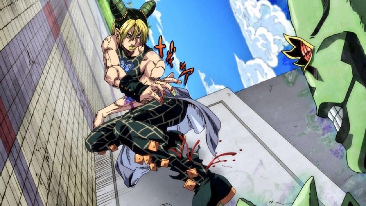 JoJo’s Bizarre Adventure Cosplay posa con Jolyne