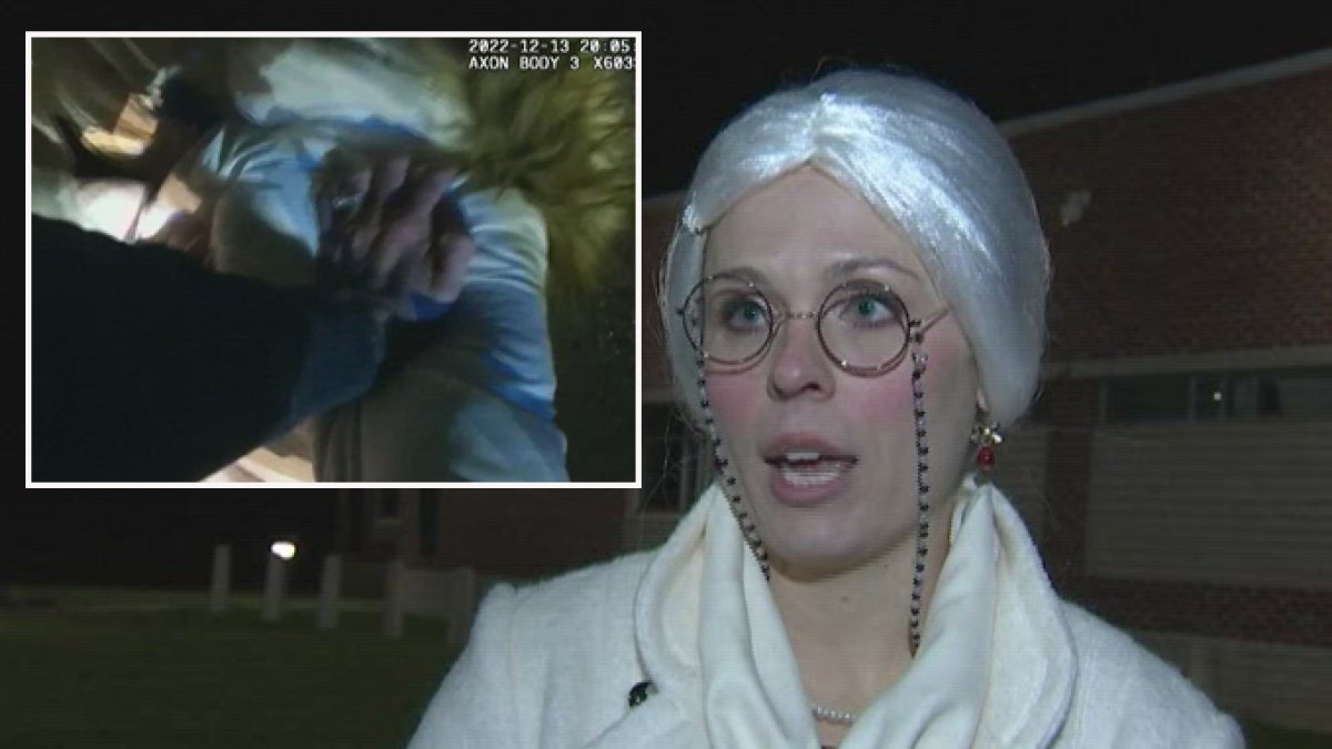 Policía “Señora Claus” le salva la vida a una joven en Fredericksburg