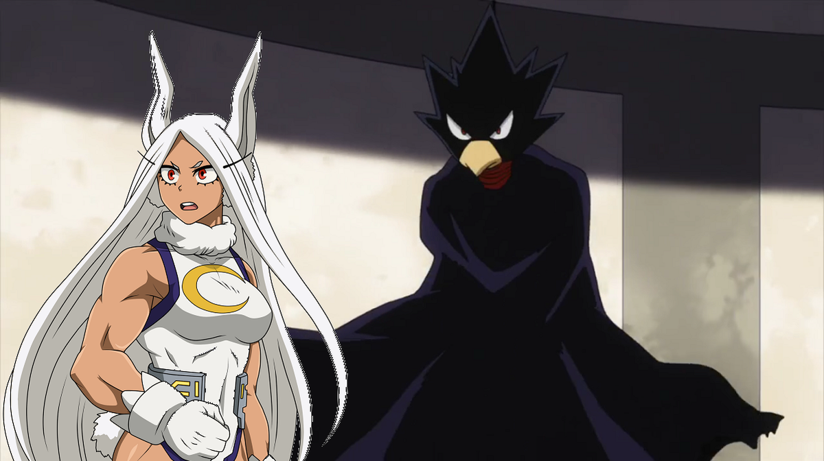 El artista de My Hero Academia empareja a Tokoyami con Mirko en un nuevo boceto