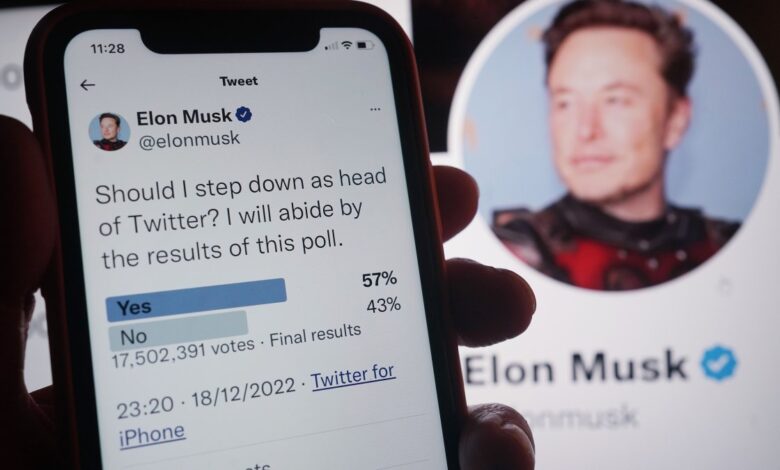 Musk dice que dimitirá como CEO de Twitter cuando encuentre a alguien que lo sustituya