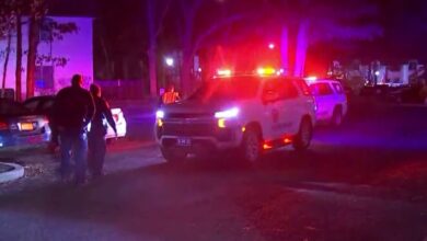 Dos policías apuñalados con cuchillo de carnicero