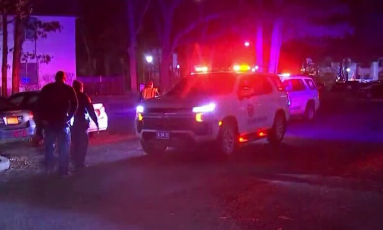 Dos policías apuñalados con cuchillo de carnicero