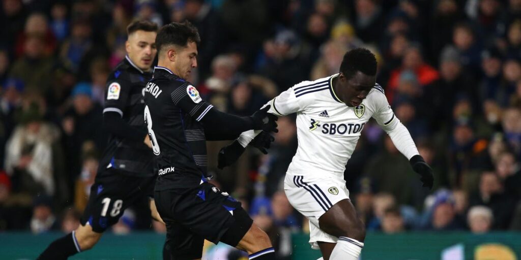 2-1: Un colosal Zubimendi no es suficiente en Leeds