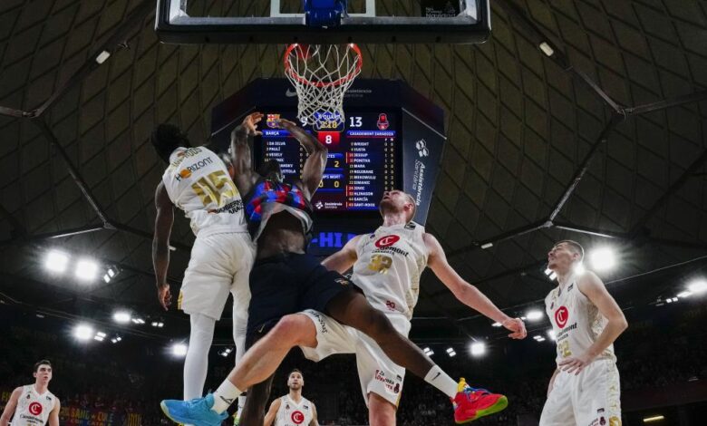 68-63: El Barça tira de eficiencia para ganar al Casademont Zaragoza