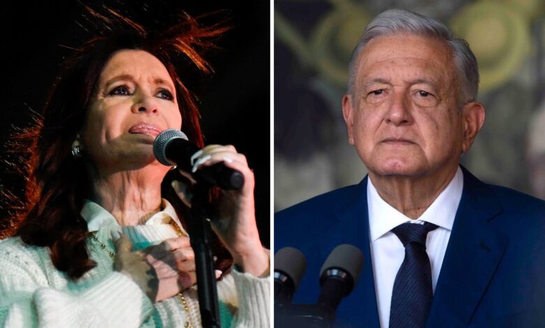 AMLO expresa solidaridad con Cristina Fernández; 'es víctima de una venganza política', afirma