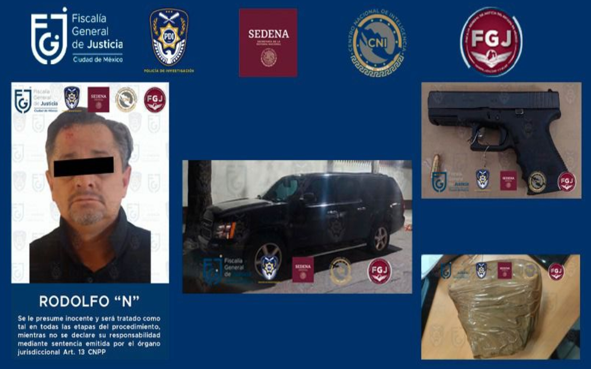 Abandonó 32 kilos de droga en Mixcoac y hoy fue detenido