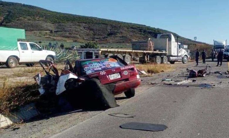 Accidente en Oaxaca deja 4 muertos y 5 heridos