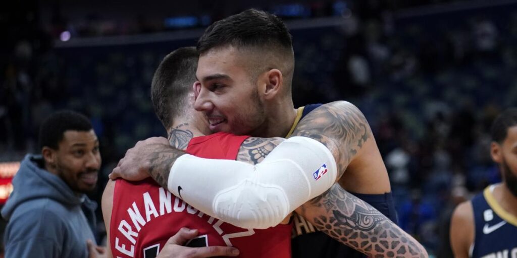 Agradable reencuentro de los Hernangómez en el duelo de MVPs