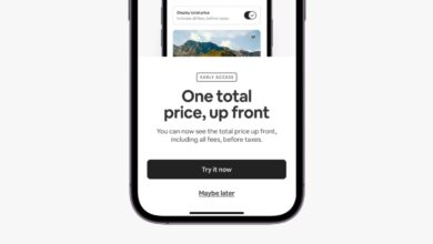 Airbnb está implementando una palanca para mostrarle el precio que incluye todas las tarifas
