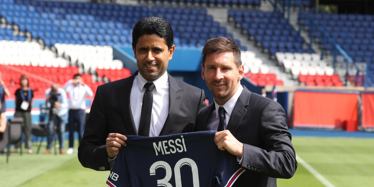 Al-Khelaïfi vuelve a tirarle la caña a Messi y no se olvida de Mbappé