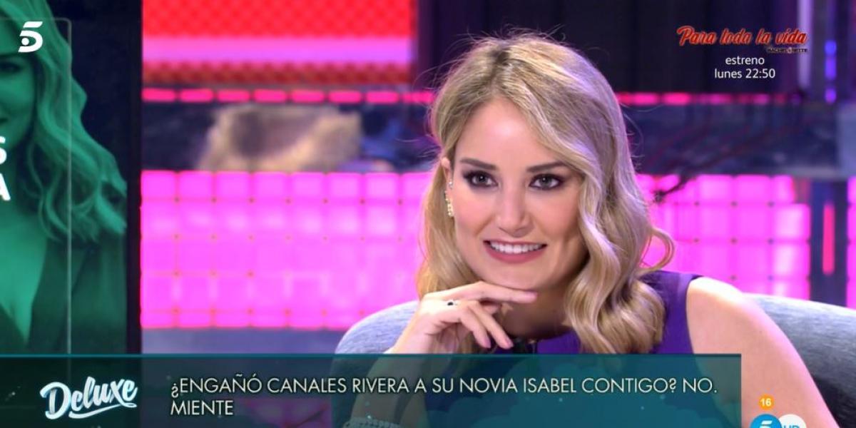 Alba Carrillo afirma haber estado con otro colaborador casado de Mediaset