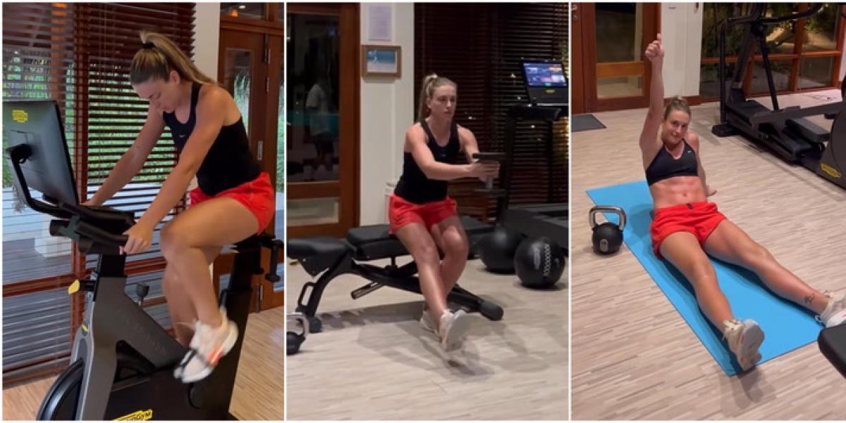 Alexia sigue su puesta a punto en Navidad