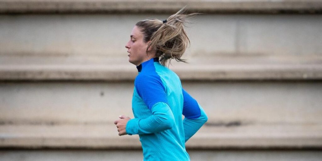 Alexia ya hace carrera sobre el césped