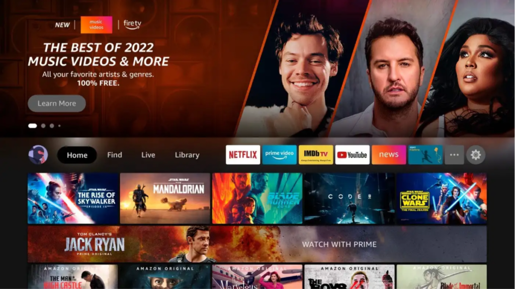 Amazon agrega videos musicales gratuitos, videos virales y más contenido con publicidad a Fire TV