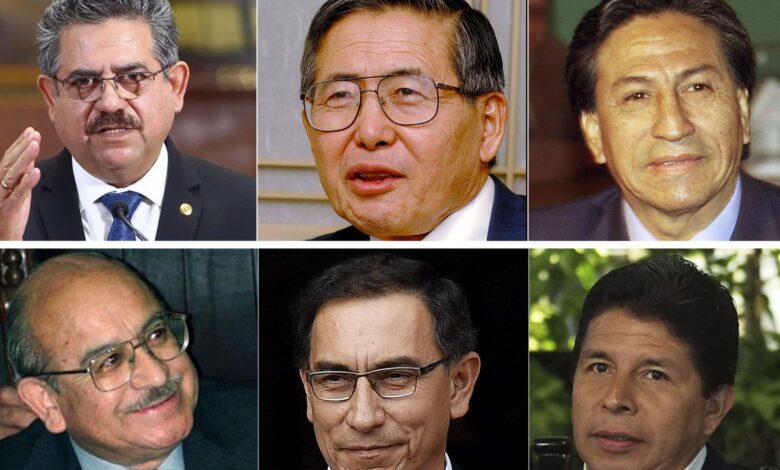 Así acabaron los últimos 10 presidentes de Perú