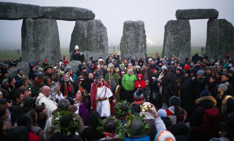 Así celebraron el solsticio de invierno en Stonehenge | Fotos
