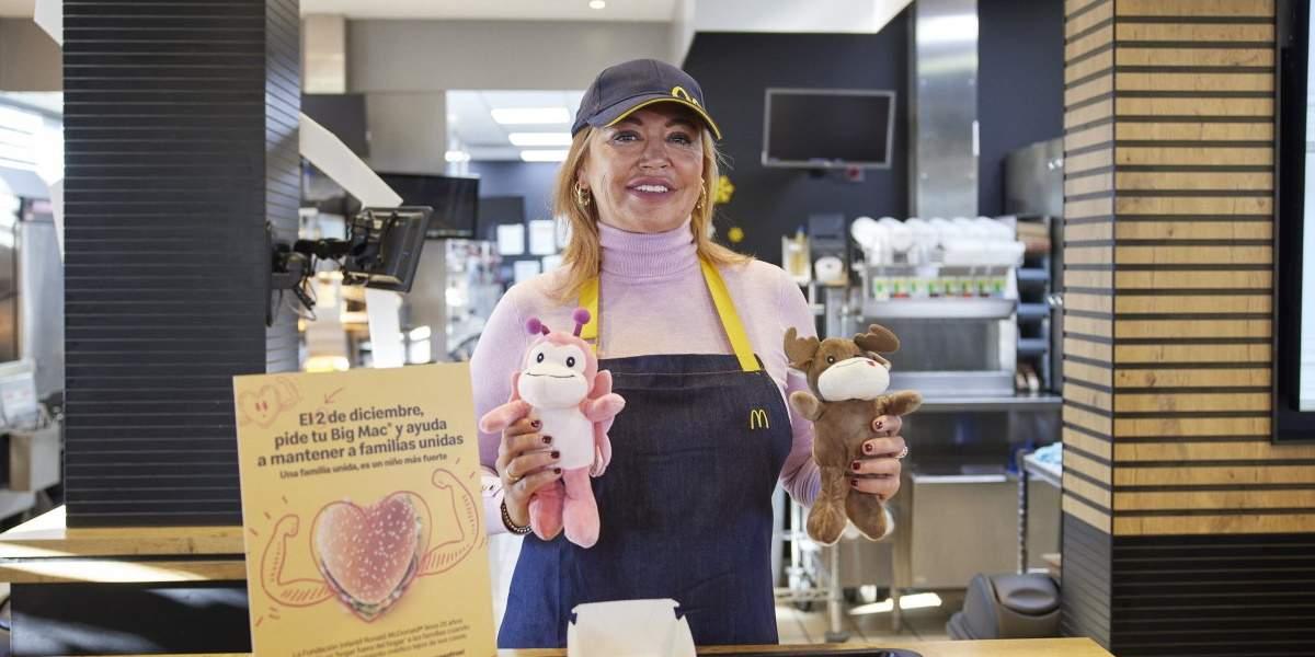 Belén Esteban se une al equipo de McDonald's