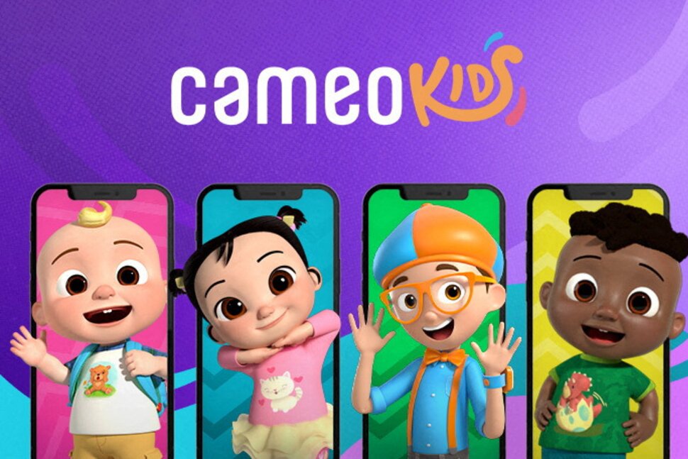 Cameo ahora ofrece videos personalizados para niños de CoComelon, Blippi, Thomas the Tank Engine