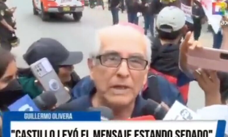 Castillo fue 'sedado' previo a discurso golpista: abogado