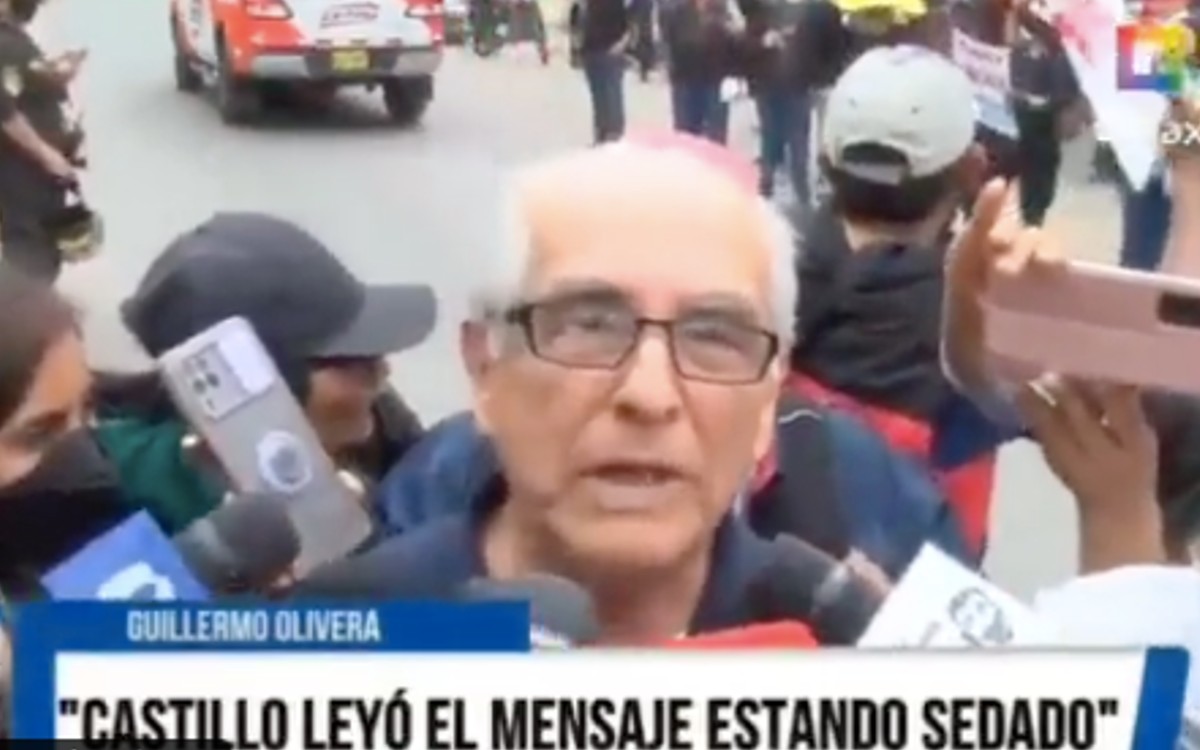 Castillo fue ‘sedado’ previo a discurso golpista: abogado