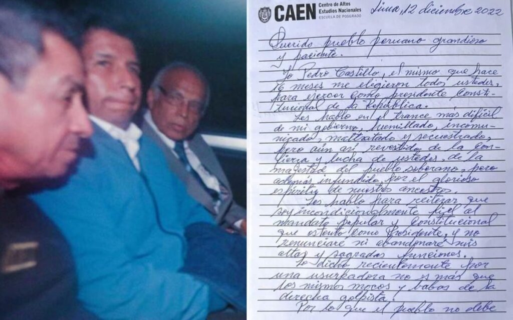 Castillo rechaza llamado a elecciones en Perú