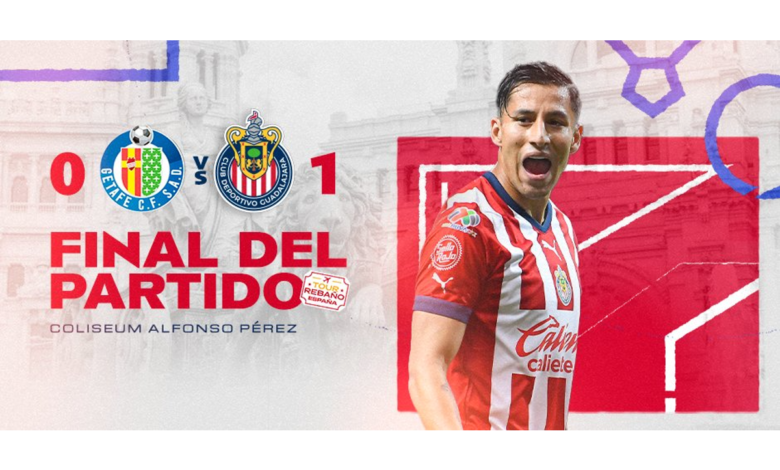 Chivas se impone al Getafe en partido amistoso | Video