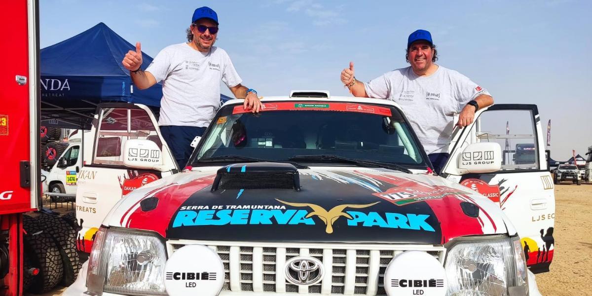 Como Jacky Ickx, al Dakar en el mismo Toyota para ir con su hija