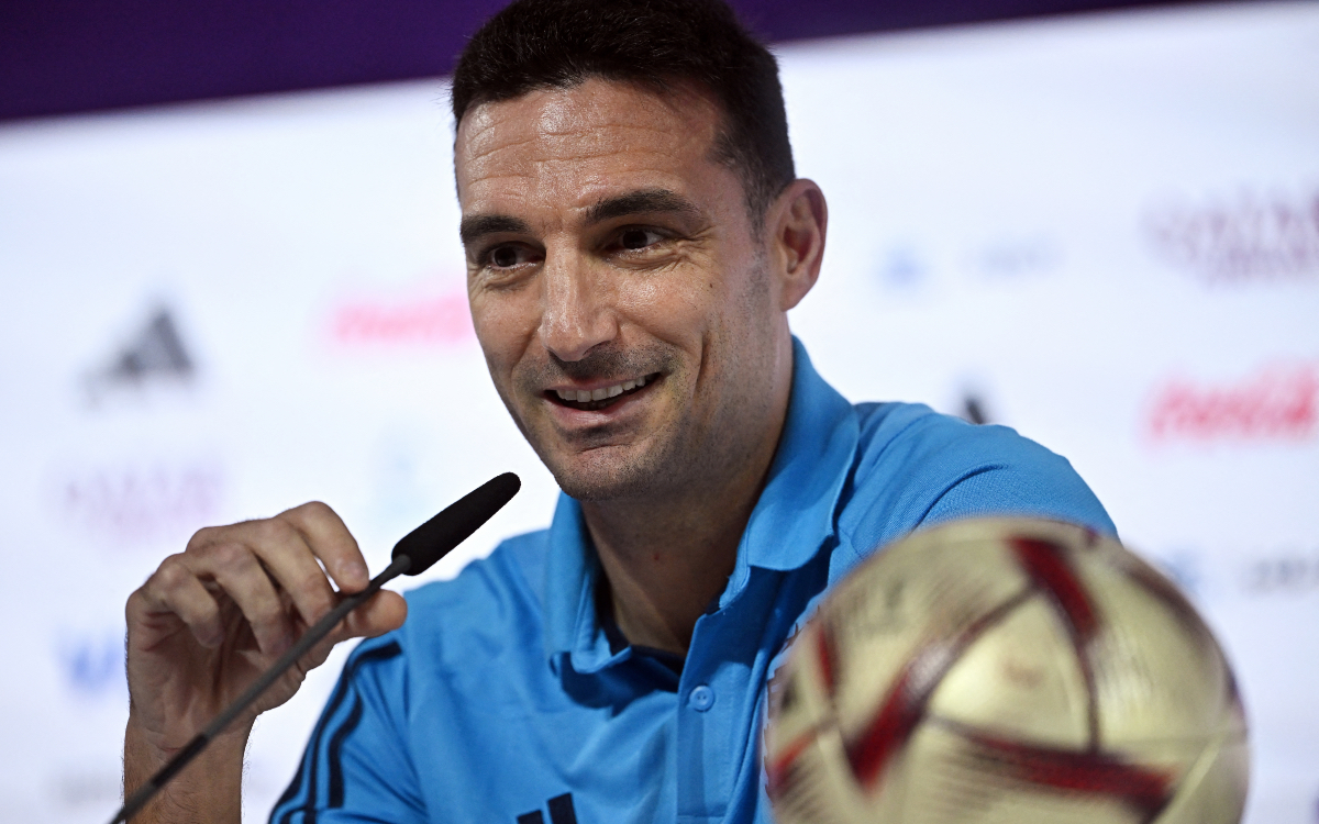 'Daremos el máximo' por aficionados en Qatar pese a problemas económicos: Scaloni