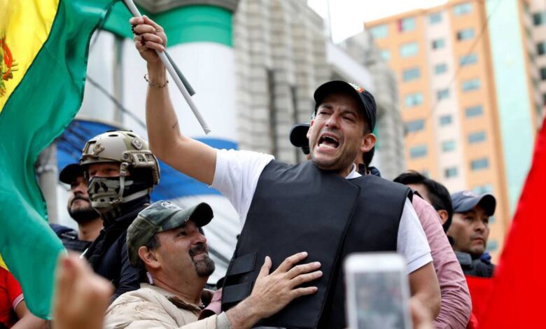 Detenido el gobernador boliviano de Santa Cruz, Luis Fernando Camacho, por la crisis que llevó al derrocamiento de Evo Morales