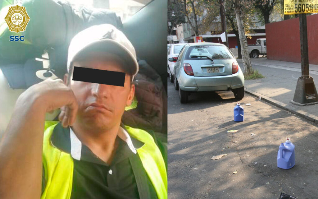 Detienen a 'viene-viene' que agredía automovilistas en la Cuauhtémoc