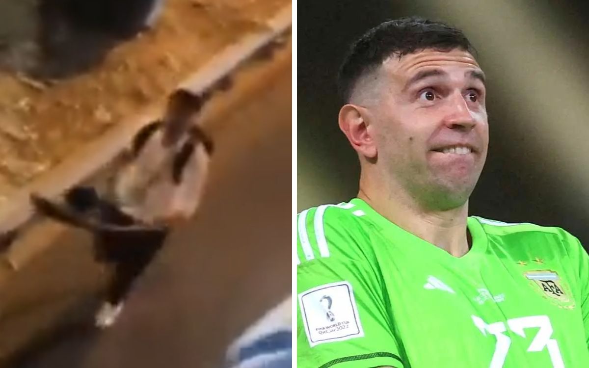 ‘Dibu’ insulta a mexicano que quería regalarle un sombrero | Video