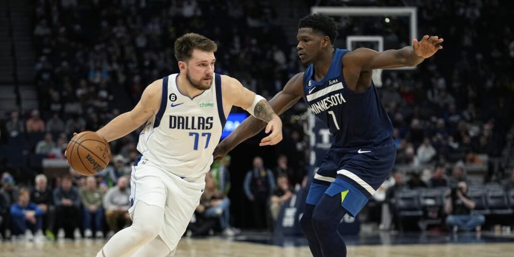 Doncic roza el triple-doble para vengarse de los Wolves