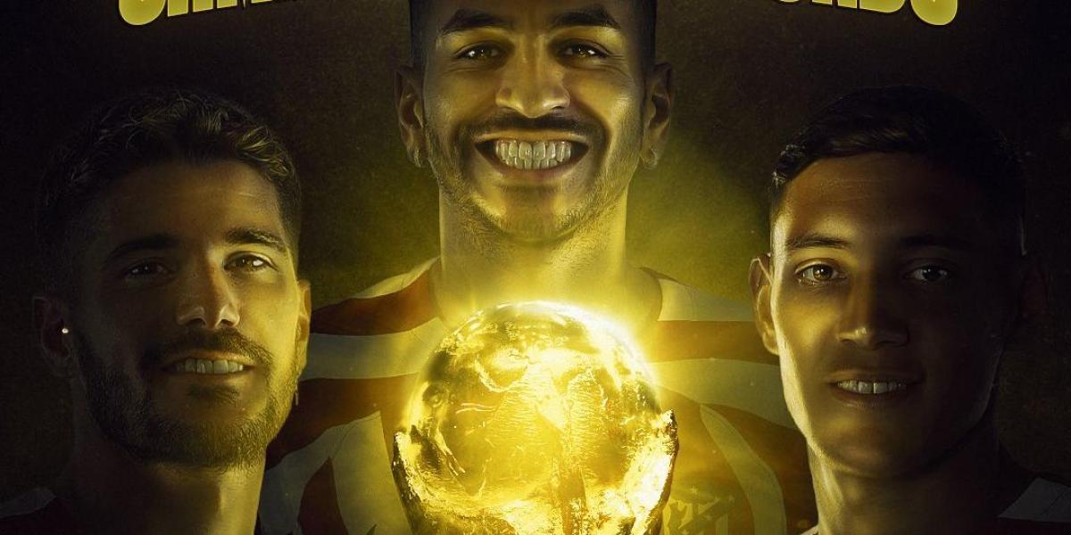 El Atlético tiene tres nuevos campeones del mundo