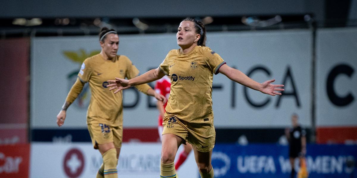 El Barça, a cuartos goleando al Benfica, pero concediendo demasiado