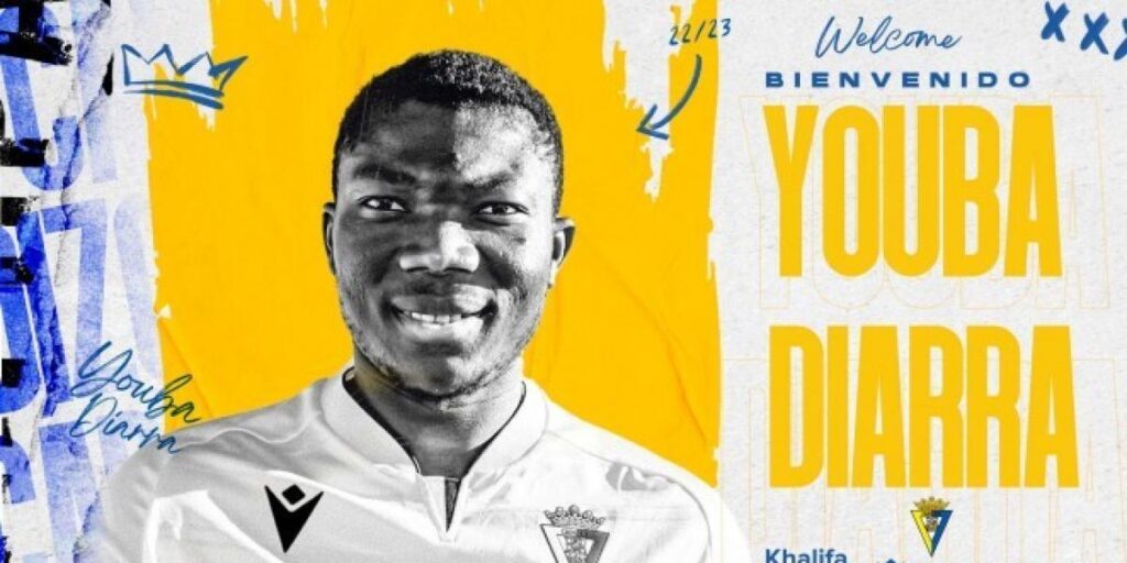 El Cádiz anuncia el fichaje de Youba Diarra