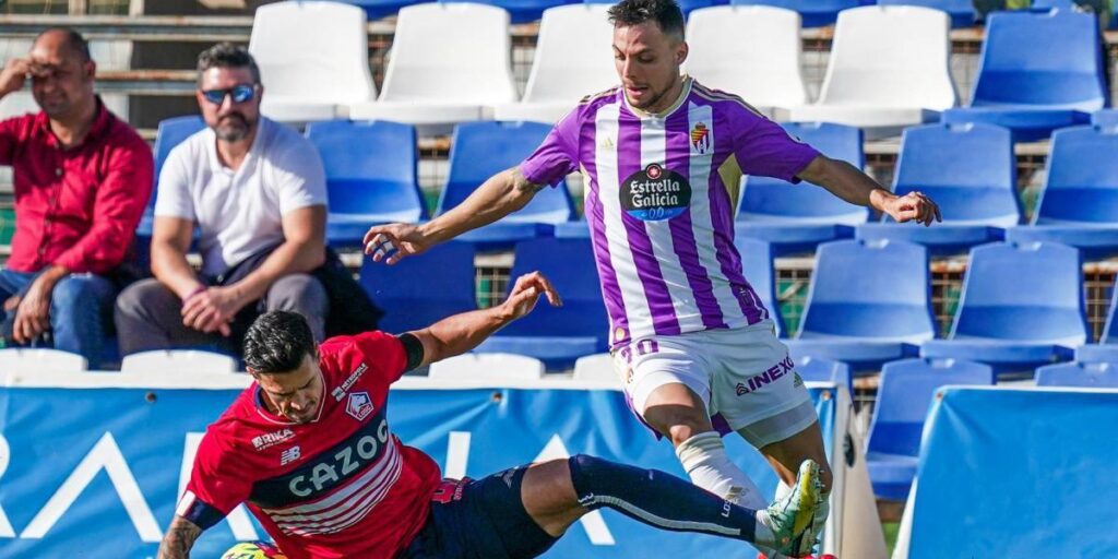 El Valladolid cae ante el Lille (2-0) tras una primera parte meritoria