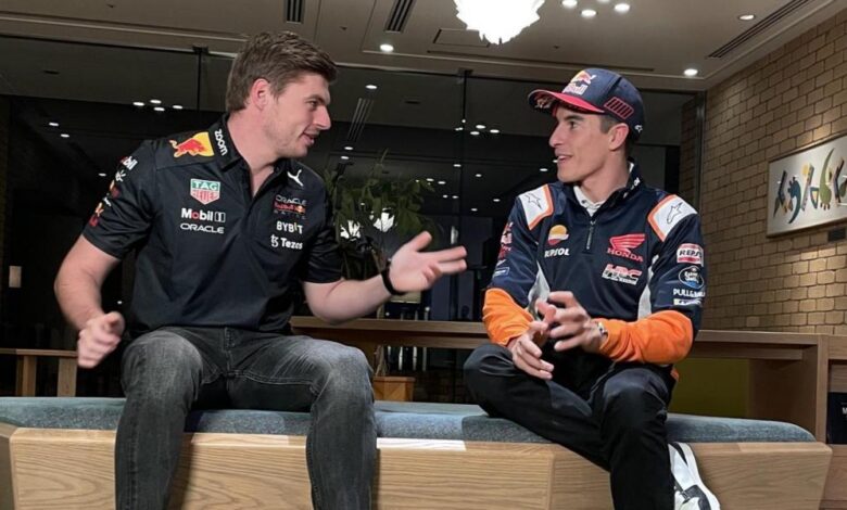 El curioso intercambio de elogios entre Max Verstappen y Marc Márquez