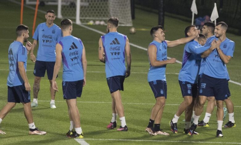 El entrenamiento de la Selección Argentina, en imágenes