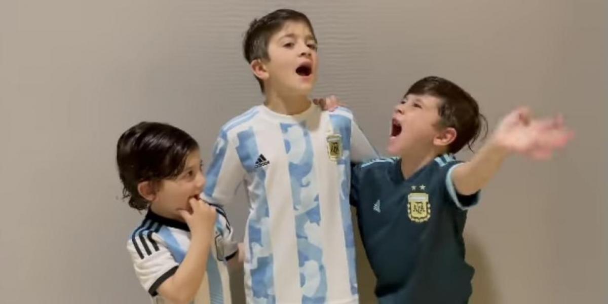 El mensaje de Thiago Messi antes de la final