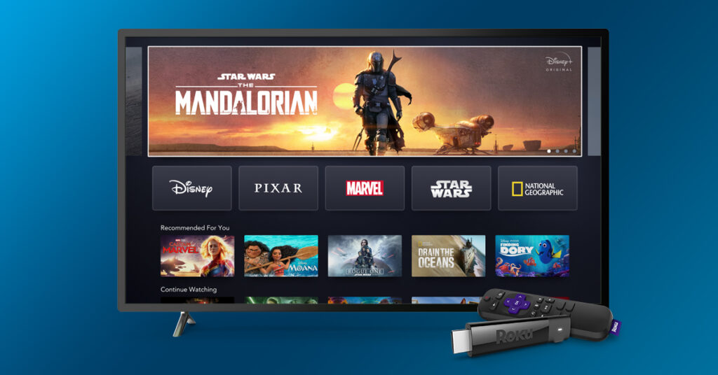 El plan con publicidad de Disney+ no está disponible actualmente en dispositivos Roku